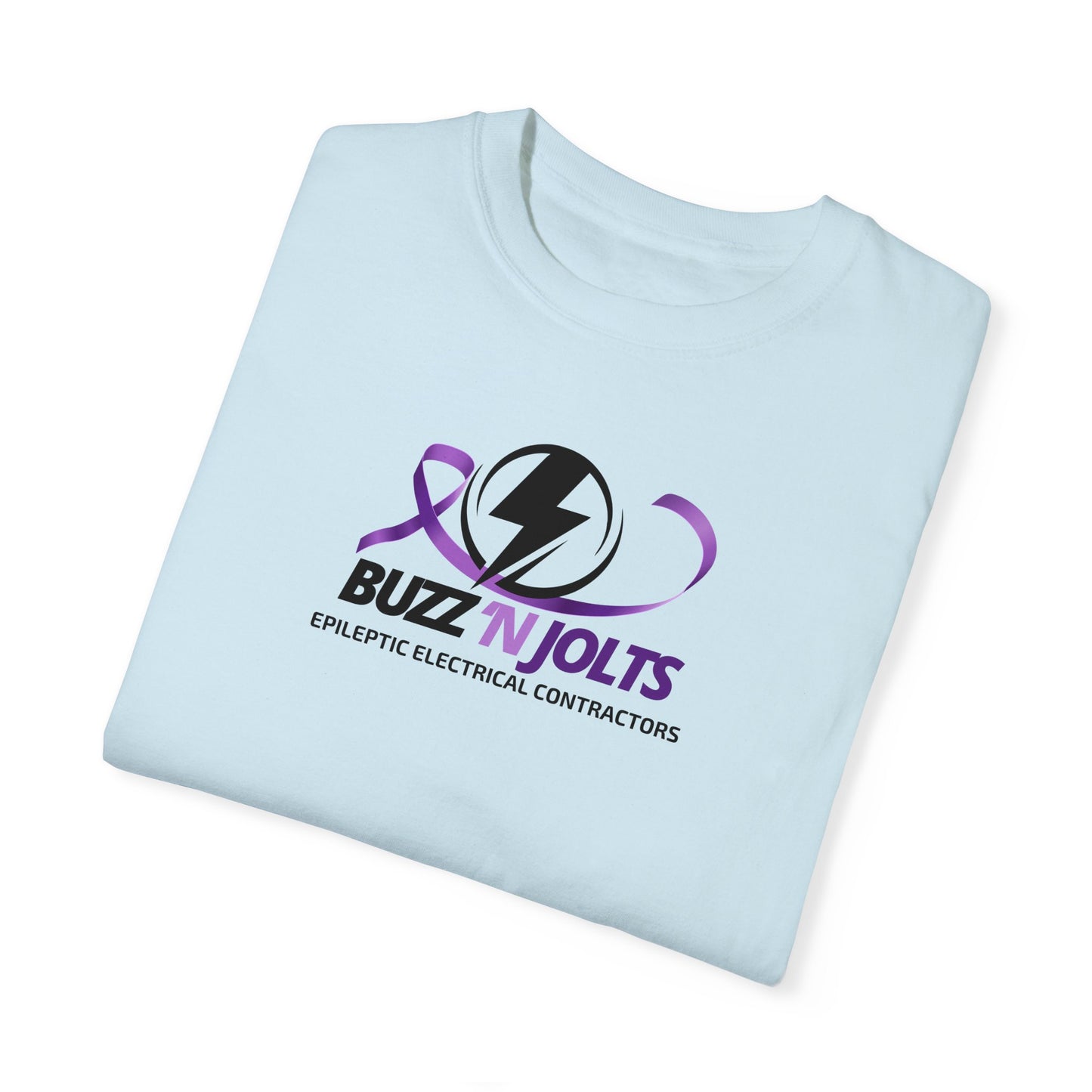 Buzz 'n Jolts Unisex Garment - Dyed T - shirt - T - Shirt - Epileptic Al’s Shop