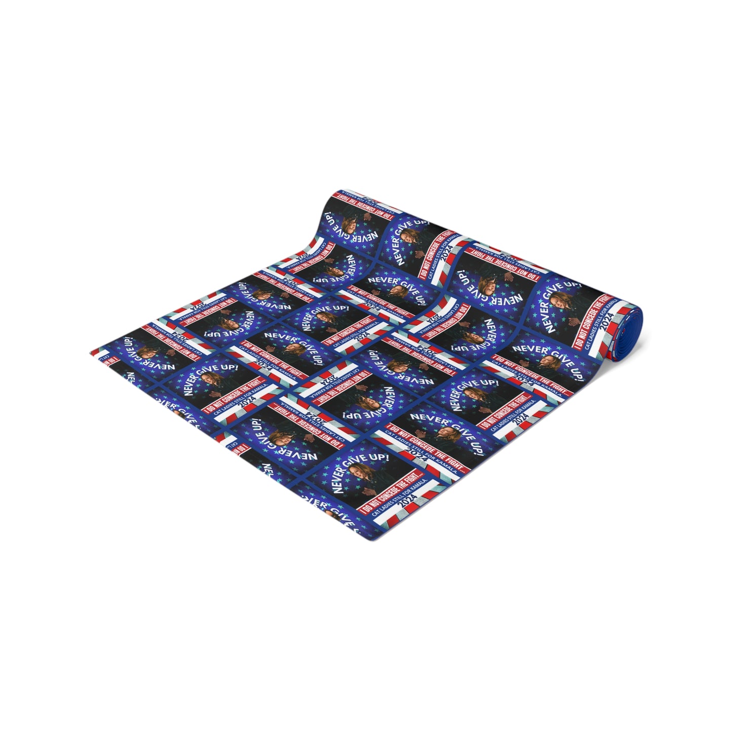 Kamala - Never Give Up Table Runner (Cotton, Poly)