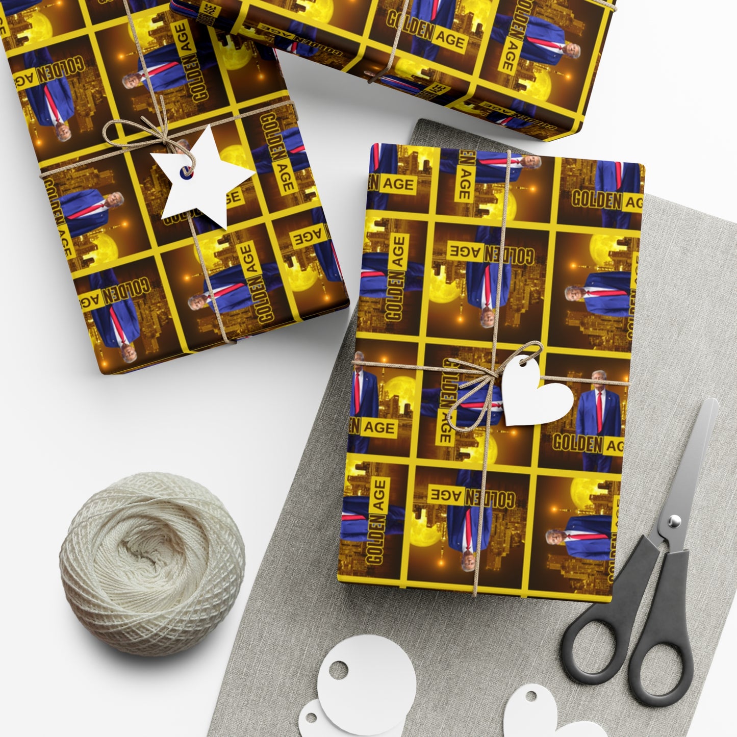 Trump Golden Age Gift Wrap Papers