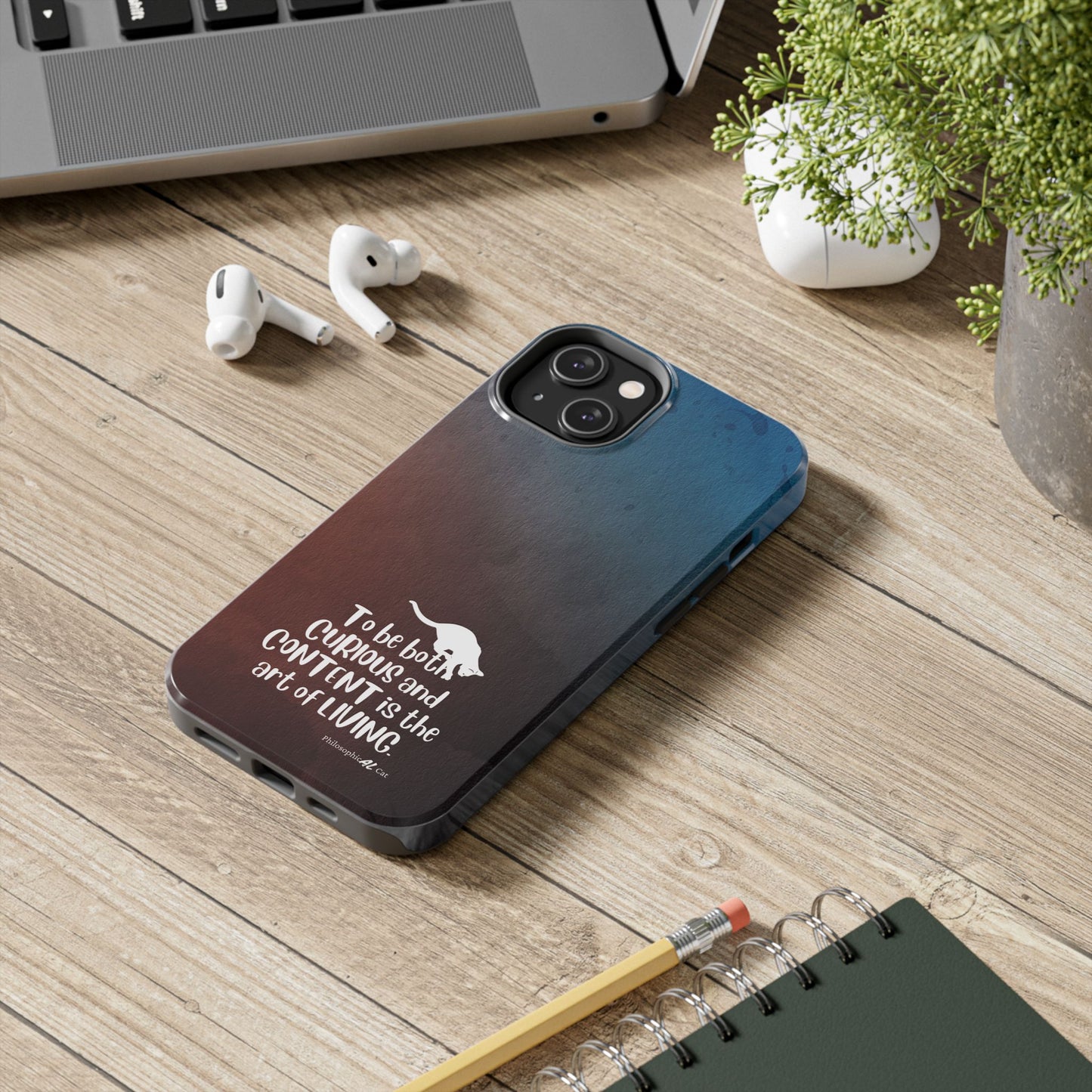 Curious & Content Tough Phone Cases