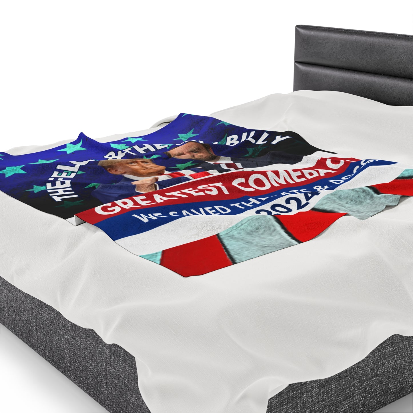 Felon & Hillbilly Greatest Comeback Velveteen Plush Blanket