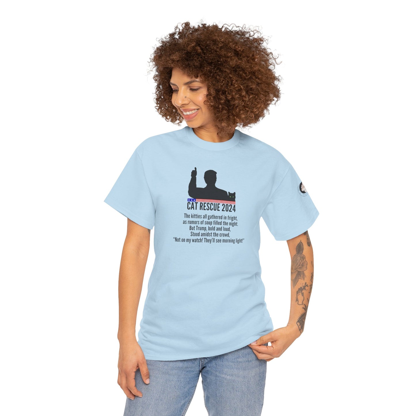 Cat Rescue 2024 Unisex Heavy Cotton Tee