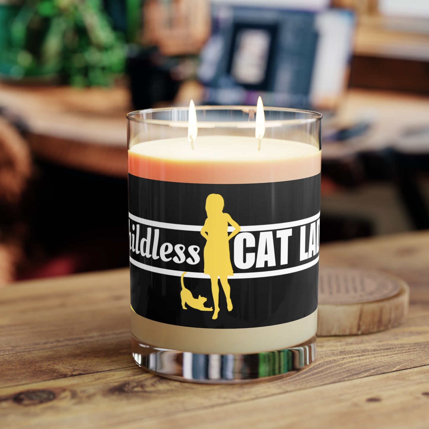 Childless Cat Lady Scented Candle - Full Glass, 11oz