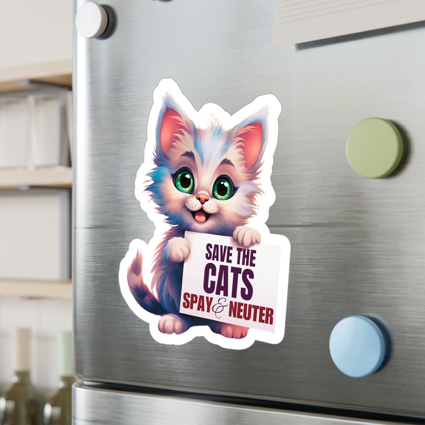 Save the Cats Kiss-Cut Vinyl Decals