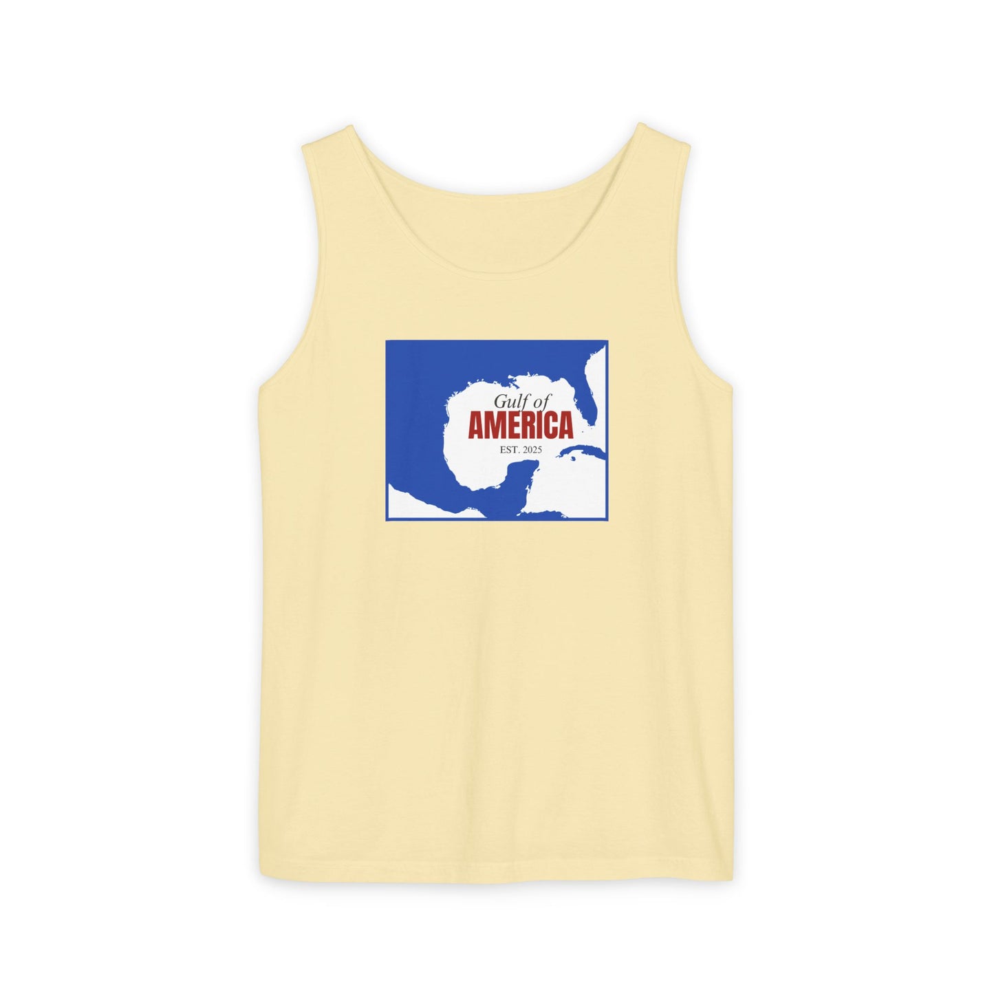 Gulf of America Garment-Dyed Tank Top - Unisex Casual Summer Wear