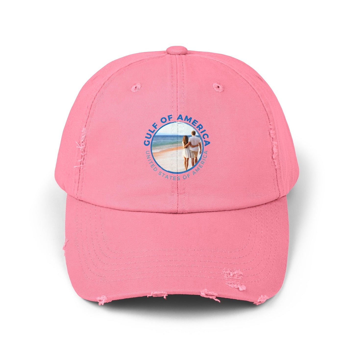 Gulf of America Unisex Distressed Cap