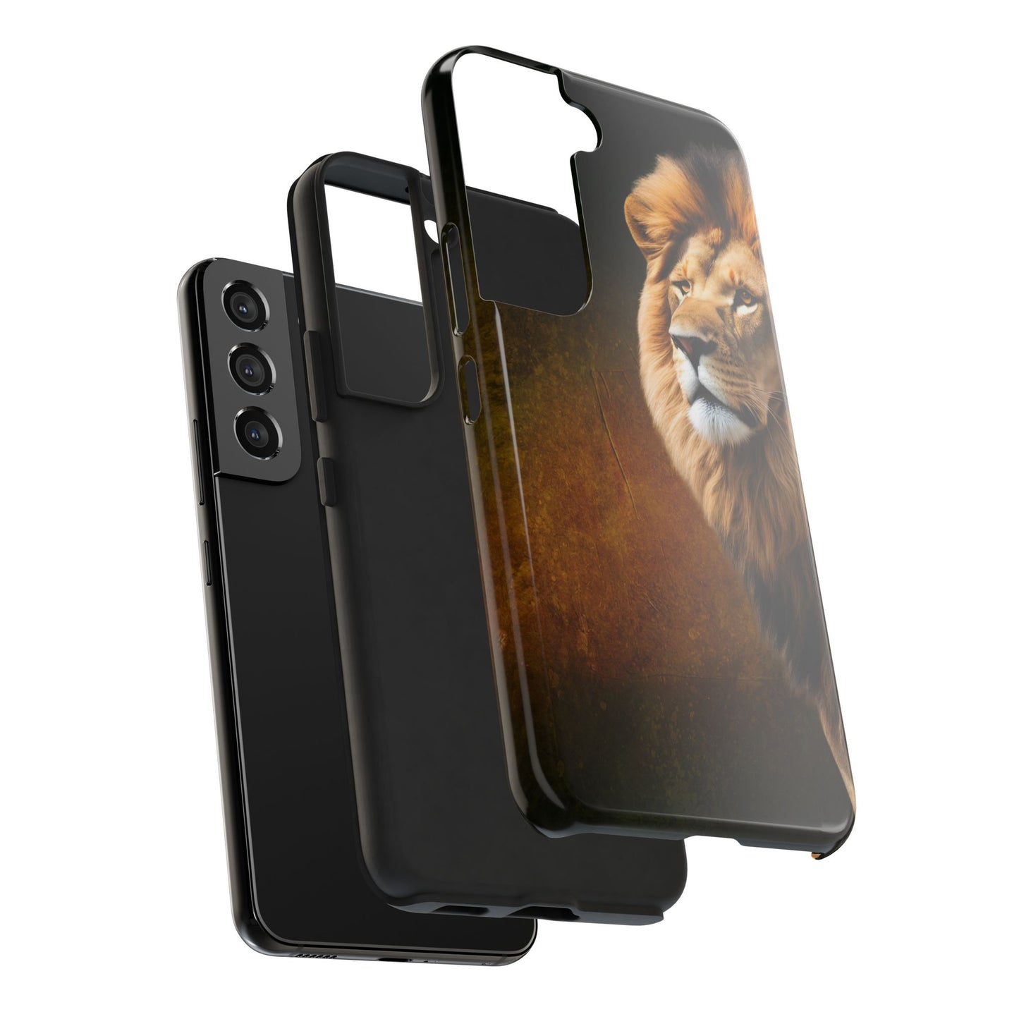 Majestic Lion Tough Phone Case - Durable Protection for Wildlife Lovers