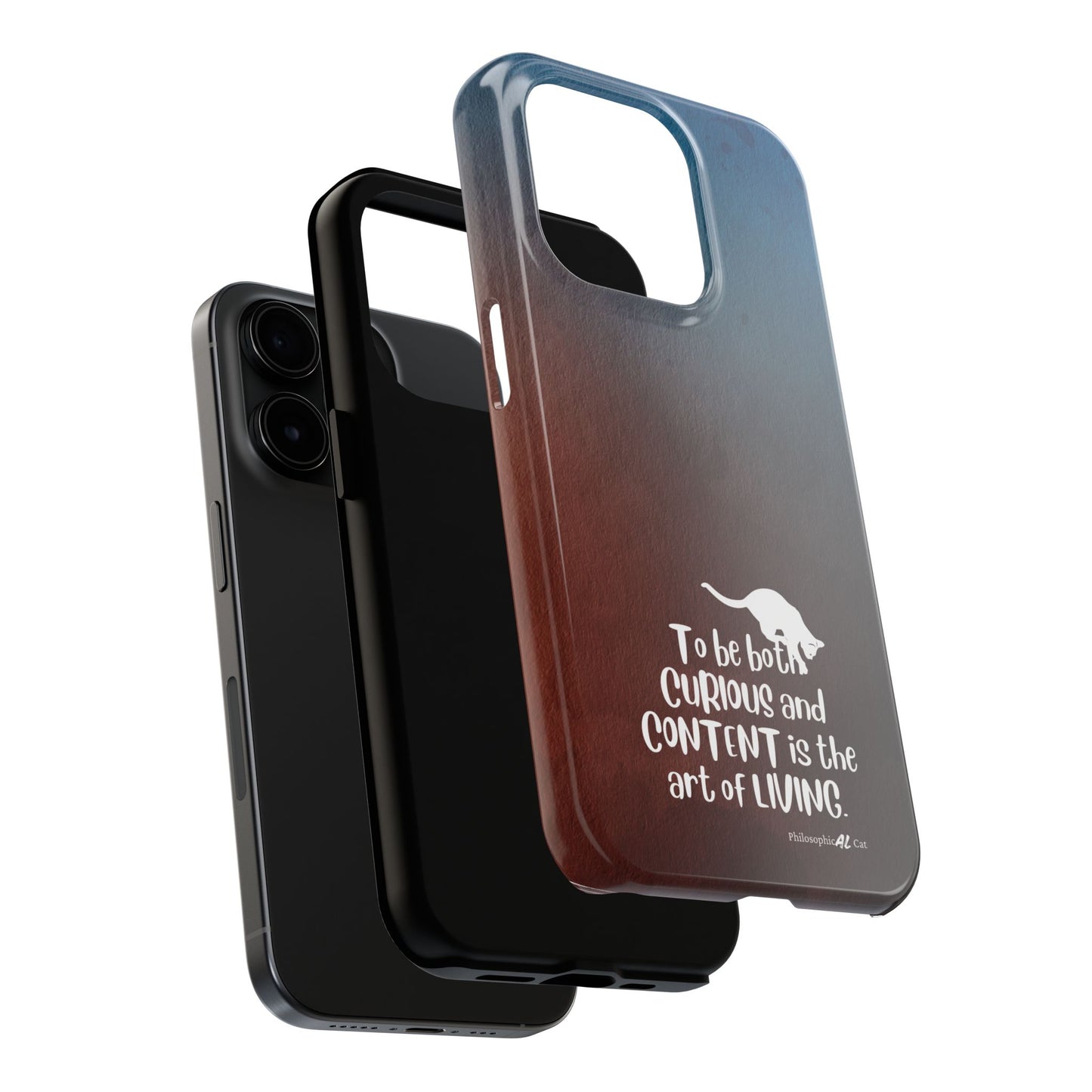 Curious & Content Tough Phone Cases