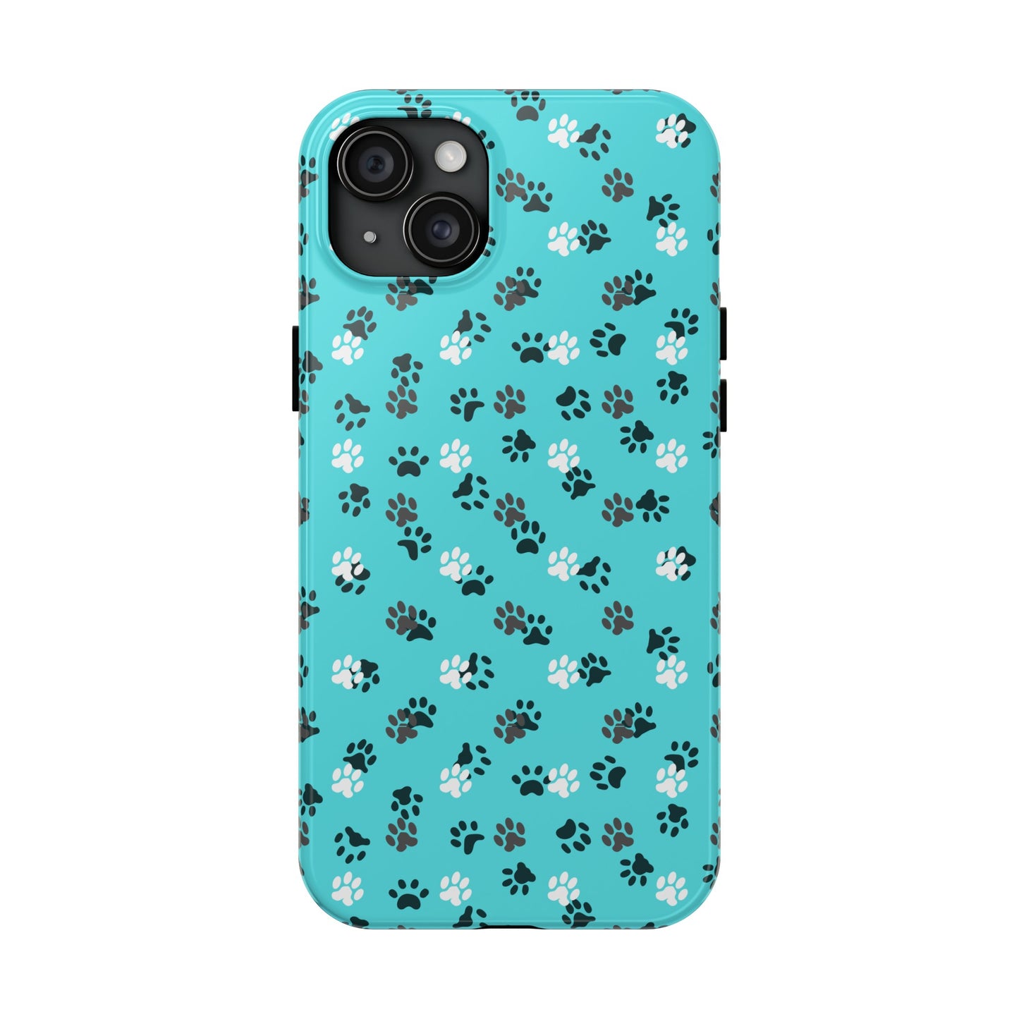 Teal Paws Tough Phone Cases - Phone Case - Epileptic Al’s Shop