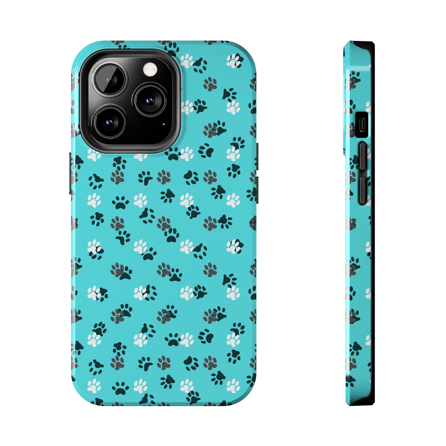 Teal Paws Tough Phone Cases - Phone Case - Epileptic Al’s Shop