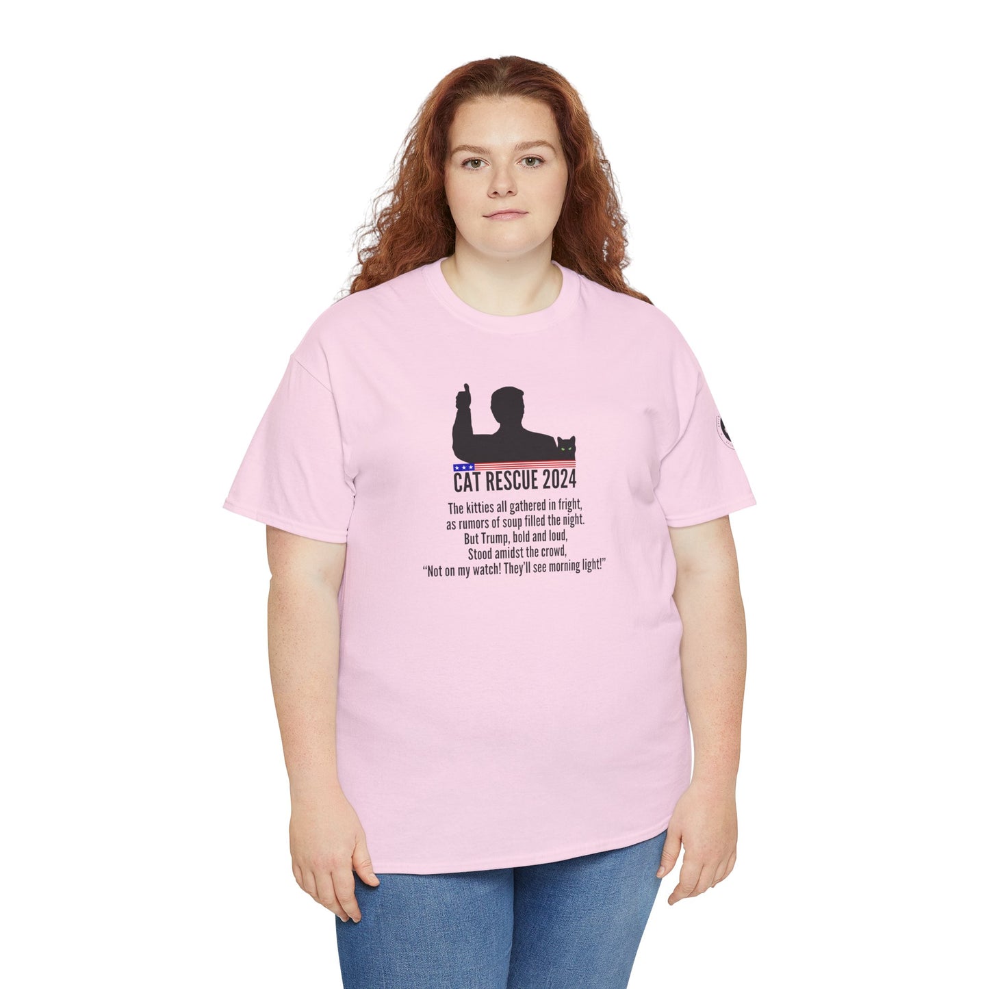 Cat Rescue 2024 Unisex Heavy Cotton Tee