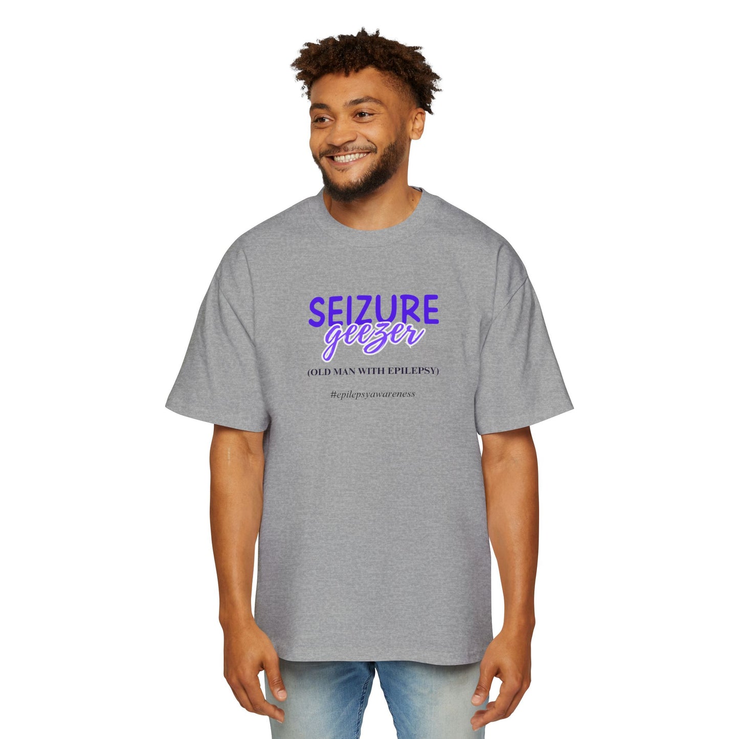 Seizure Awareness Oversized Tee for Seizure Geezers