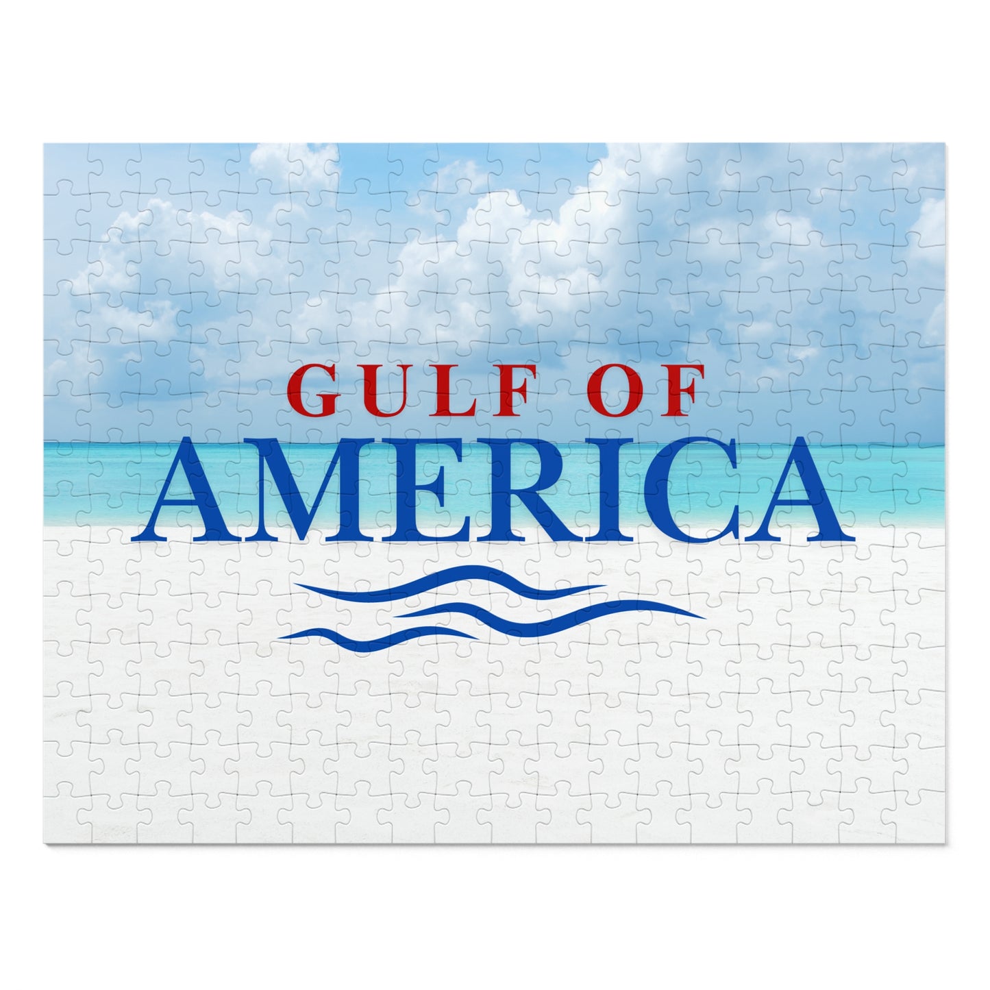 Gulf of America Jigsaw Puzzle with Tin