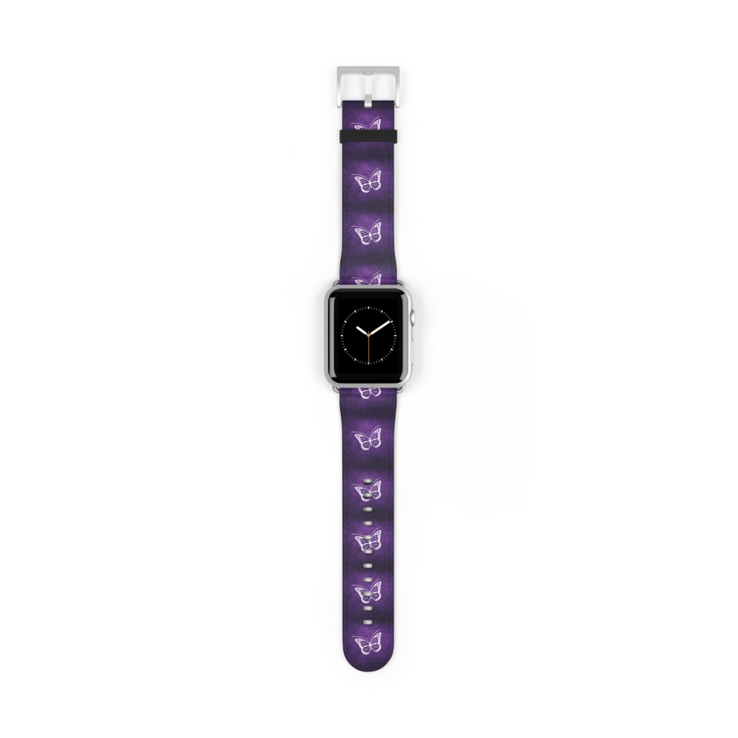 Purple Butterfly Epilepsy Awareness Watch Band