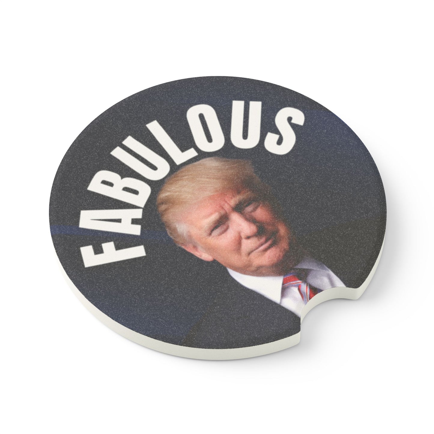 Fabulous Trump Soapstone Car Coaster