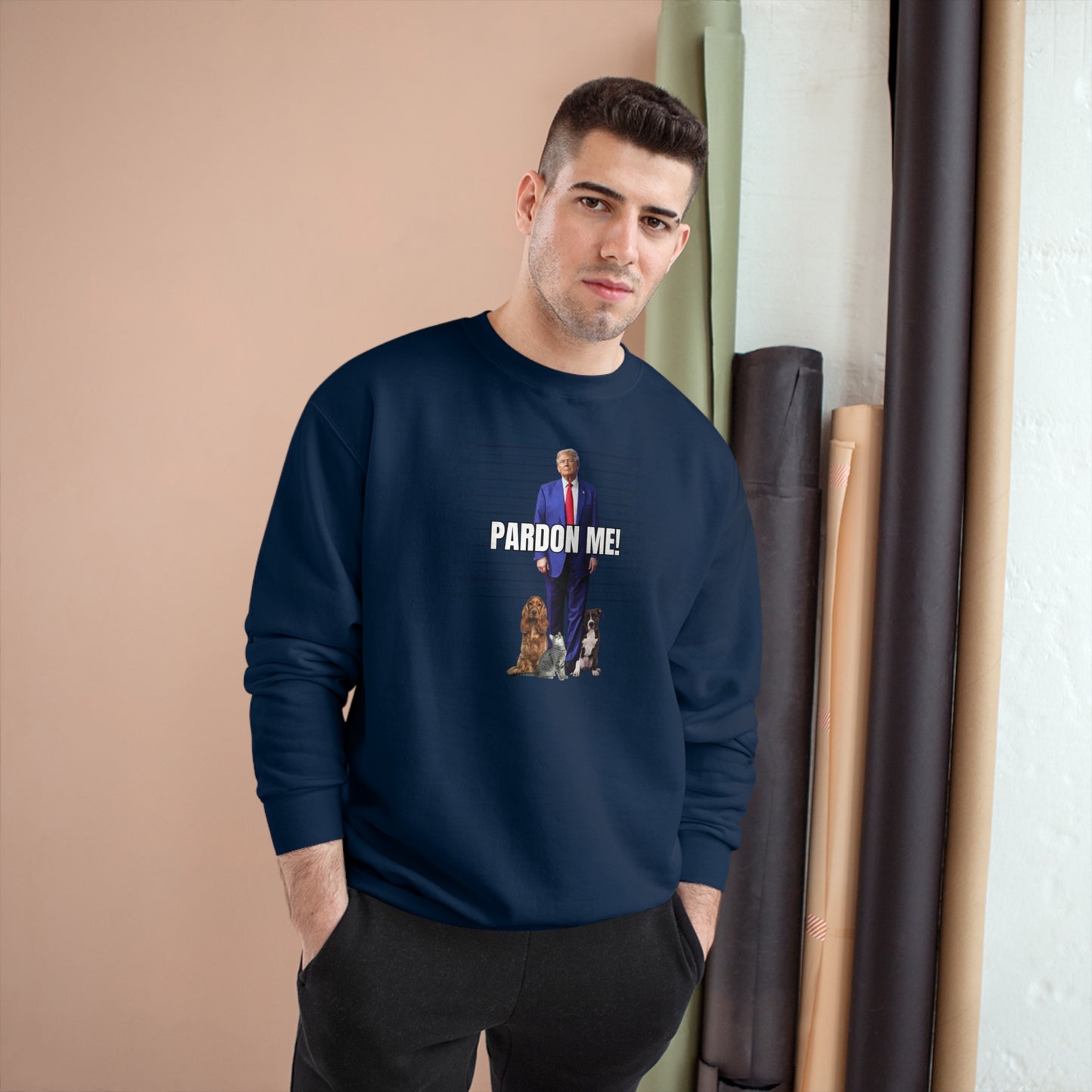 Pardon Me Joe Champion Sweatshirt