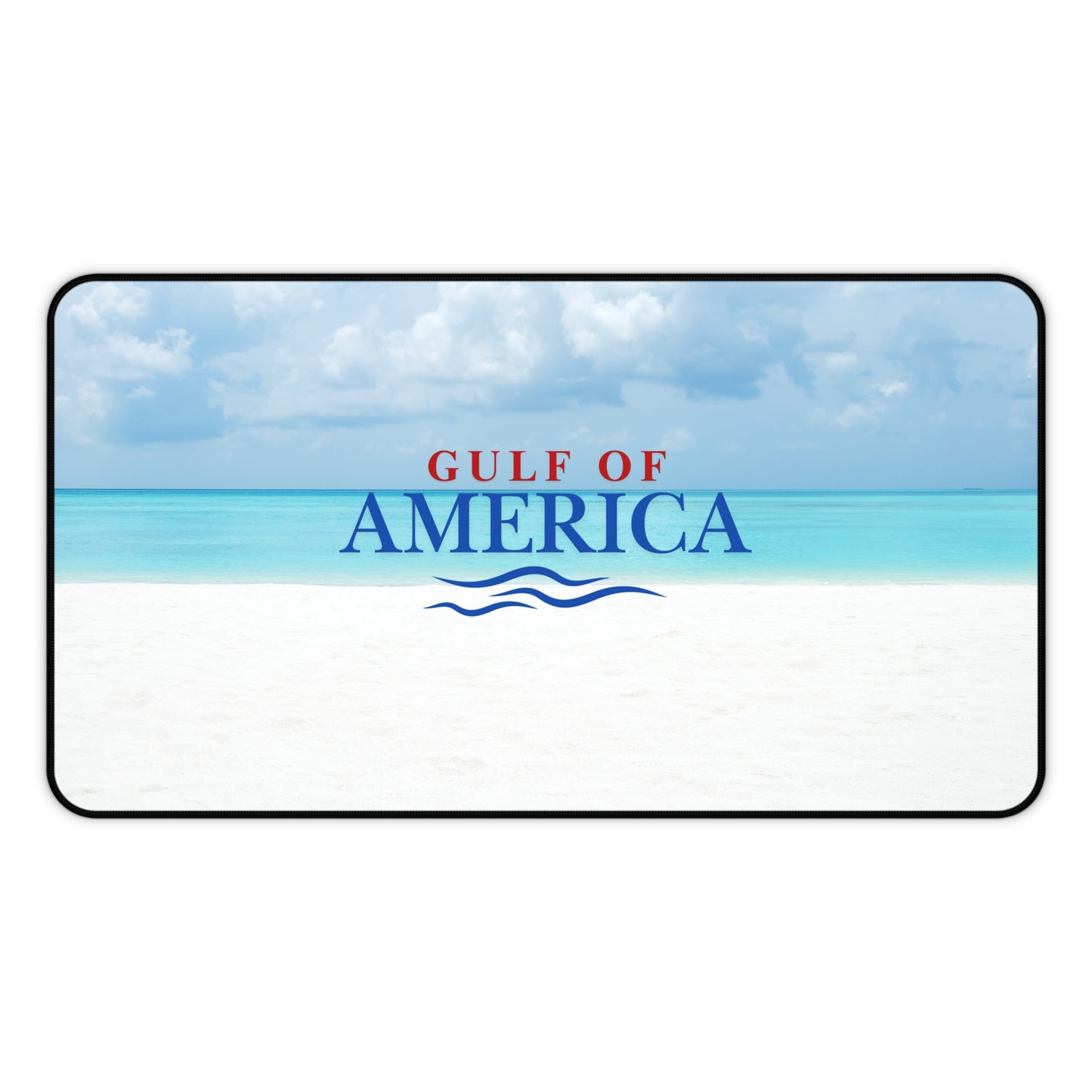 Gulf of America Desk Mat - Coastal Themed Office Decor