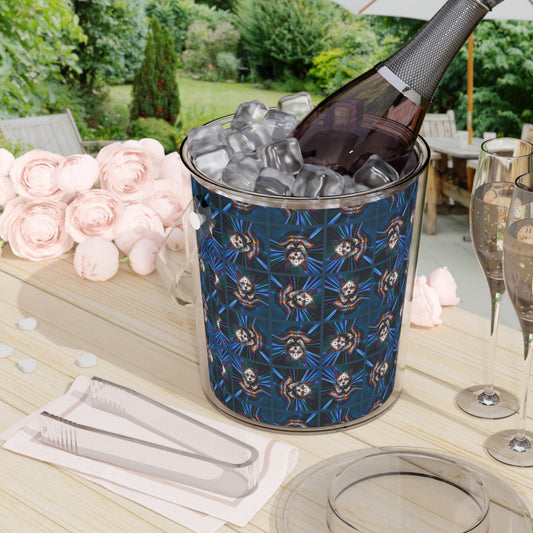 Stylish Ice Bucket with Tongs - Perfect for Parties & Entertaining