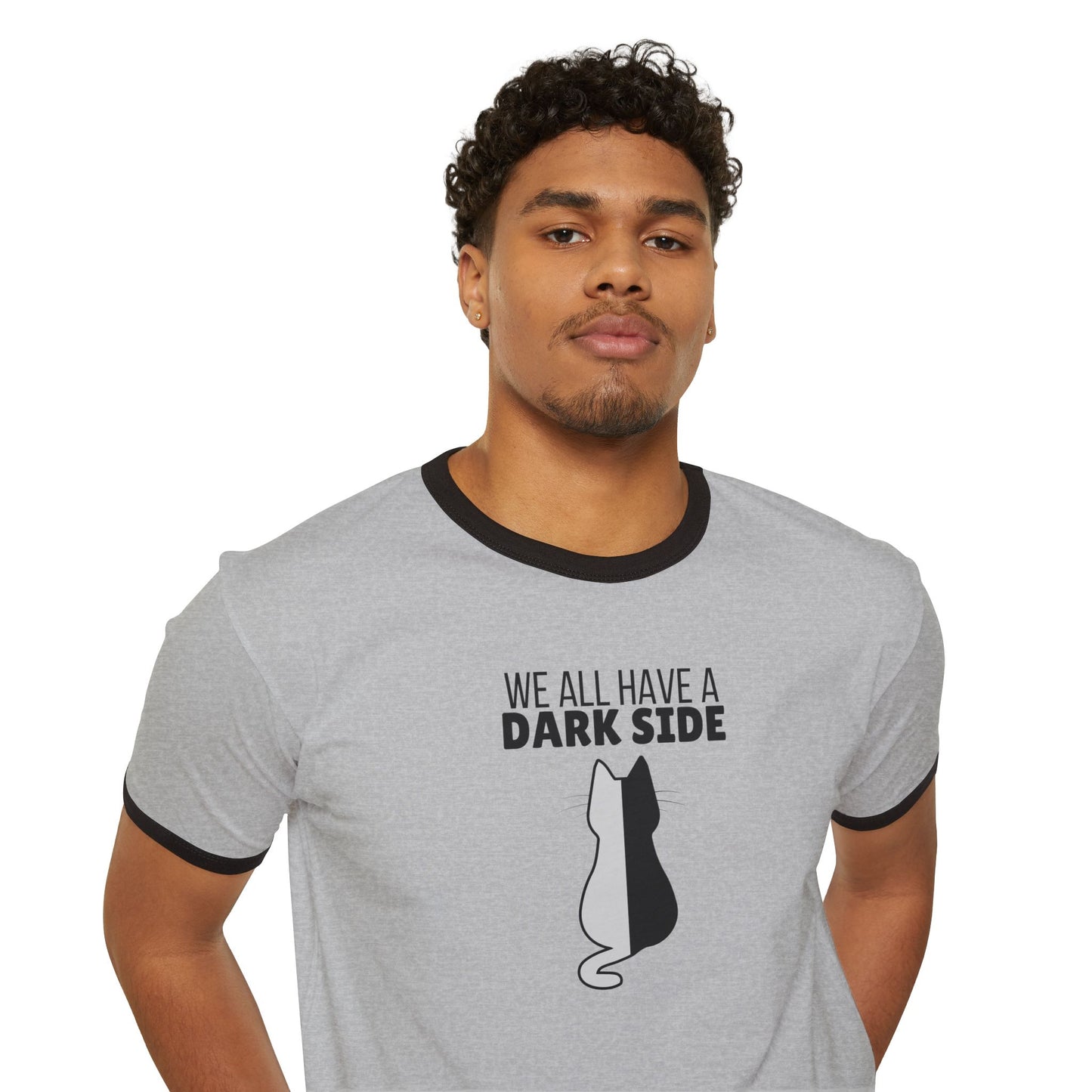 Dark Side Unisex Cotton Ringer T-Shirt