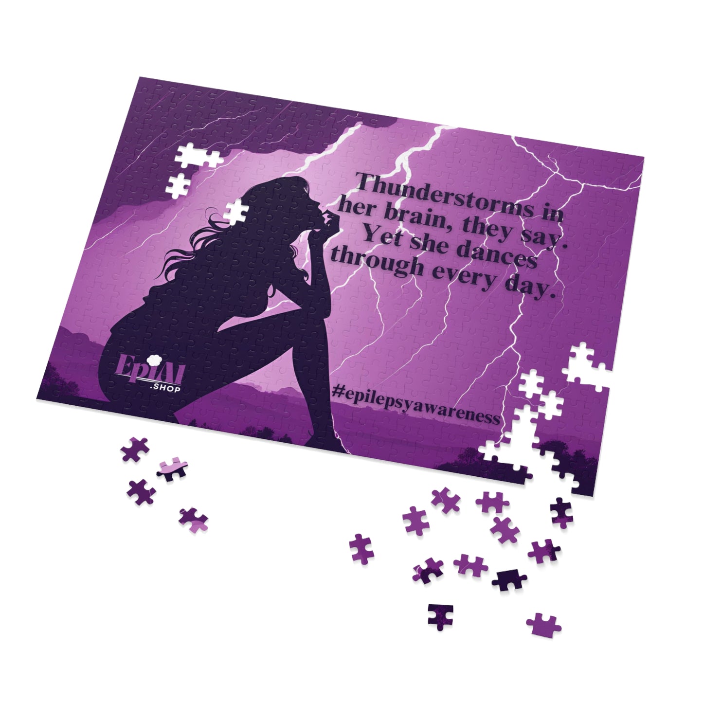 Empowering Epilepsy Awareness Jigsaw Puzzle with Tin