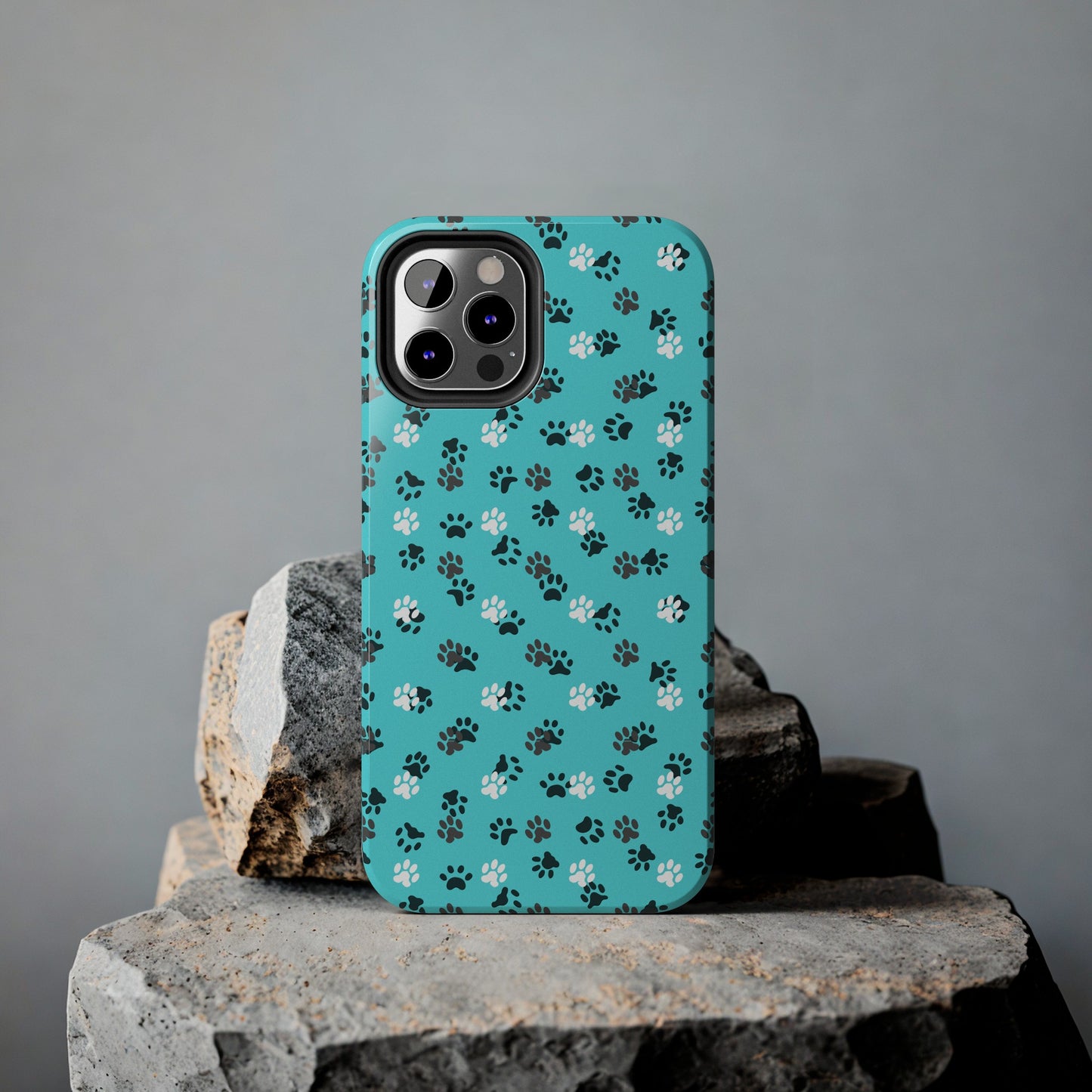 Teal Paws Tough Phone Cases - Phone Case - Epileptic Al’s Shop