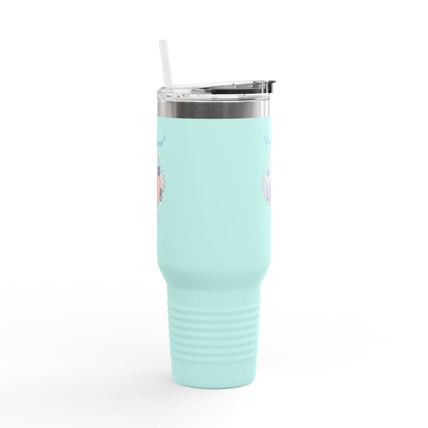 Very Blessed Cat Obsessed Insulated Travel Mug - Perfect for Cat Lovers