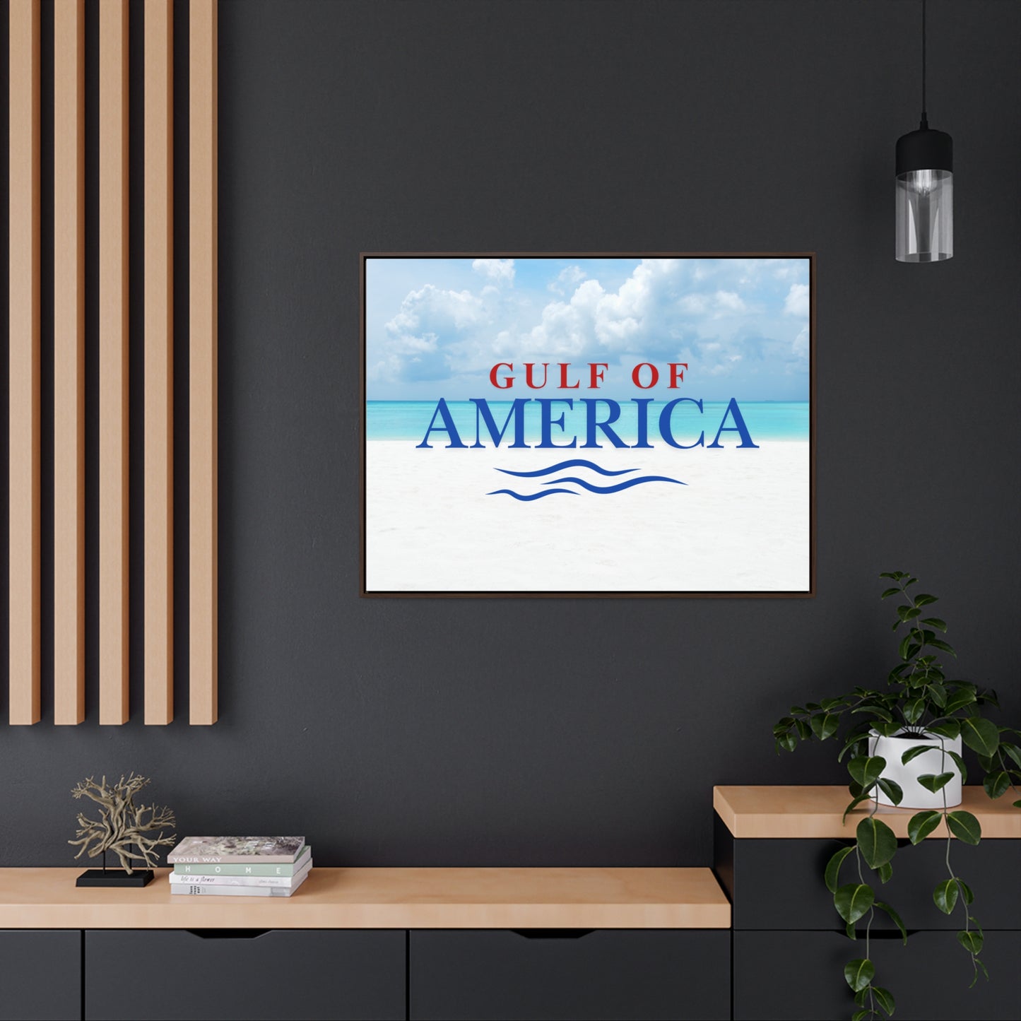 Gulf of America Canvas Wrap - Coastal Wall Art for Beach Lovers