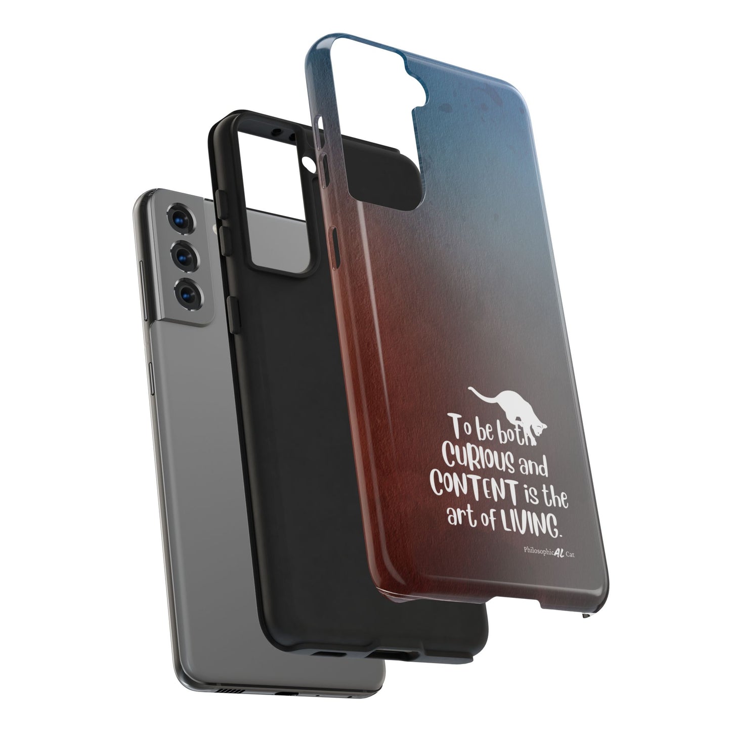 Curious & Content Tough Phone Cases