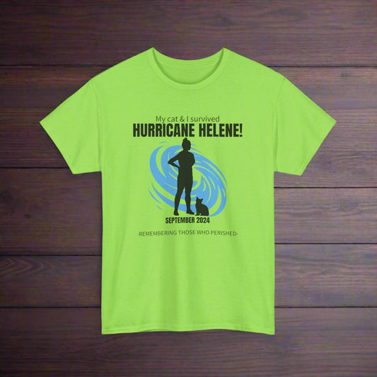 Hurricane Helene Survivor Unisex Heavy Cotton Tee