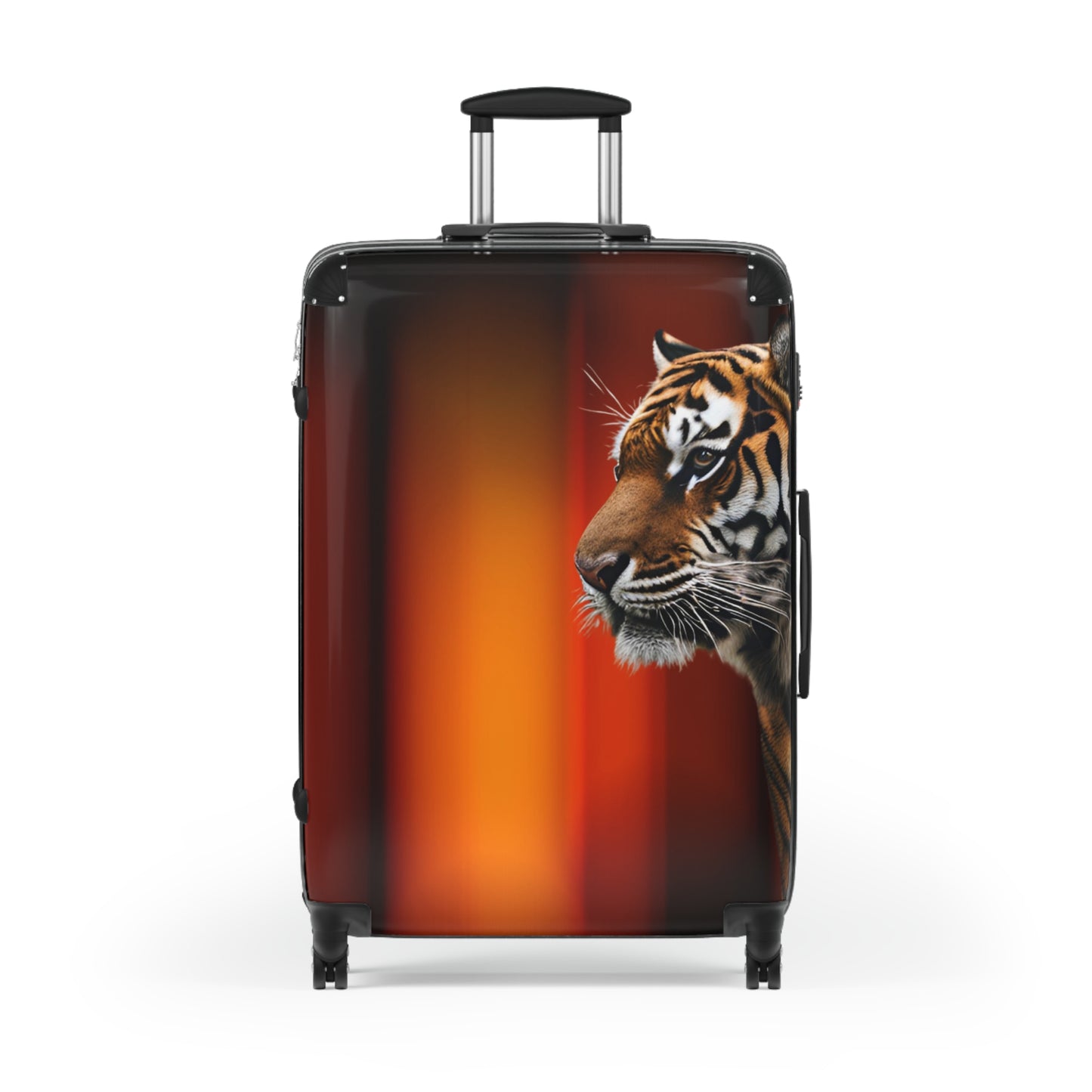 Tiger Print Suitcase - Stylish Travel Luggage for Adventurers