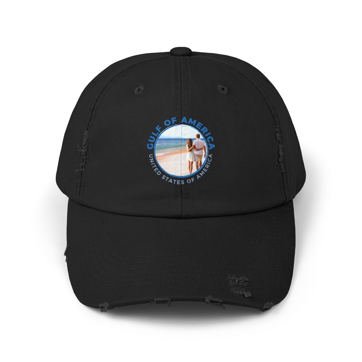 Gulf of America Unisex Distressed Cap