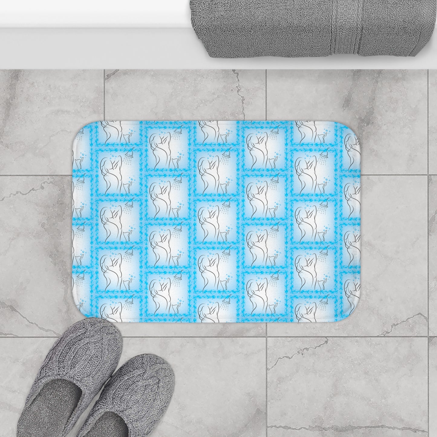 Cat & Lady Bath Mat