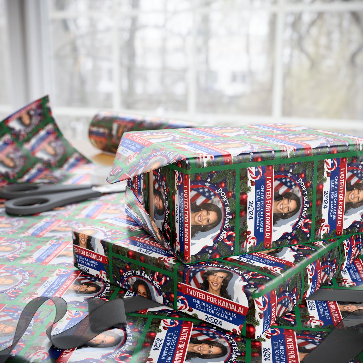 Don't Blame Me - Voted for Kamala Christmas Wrapping Papers