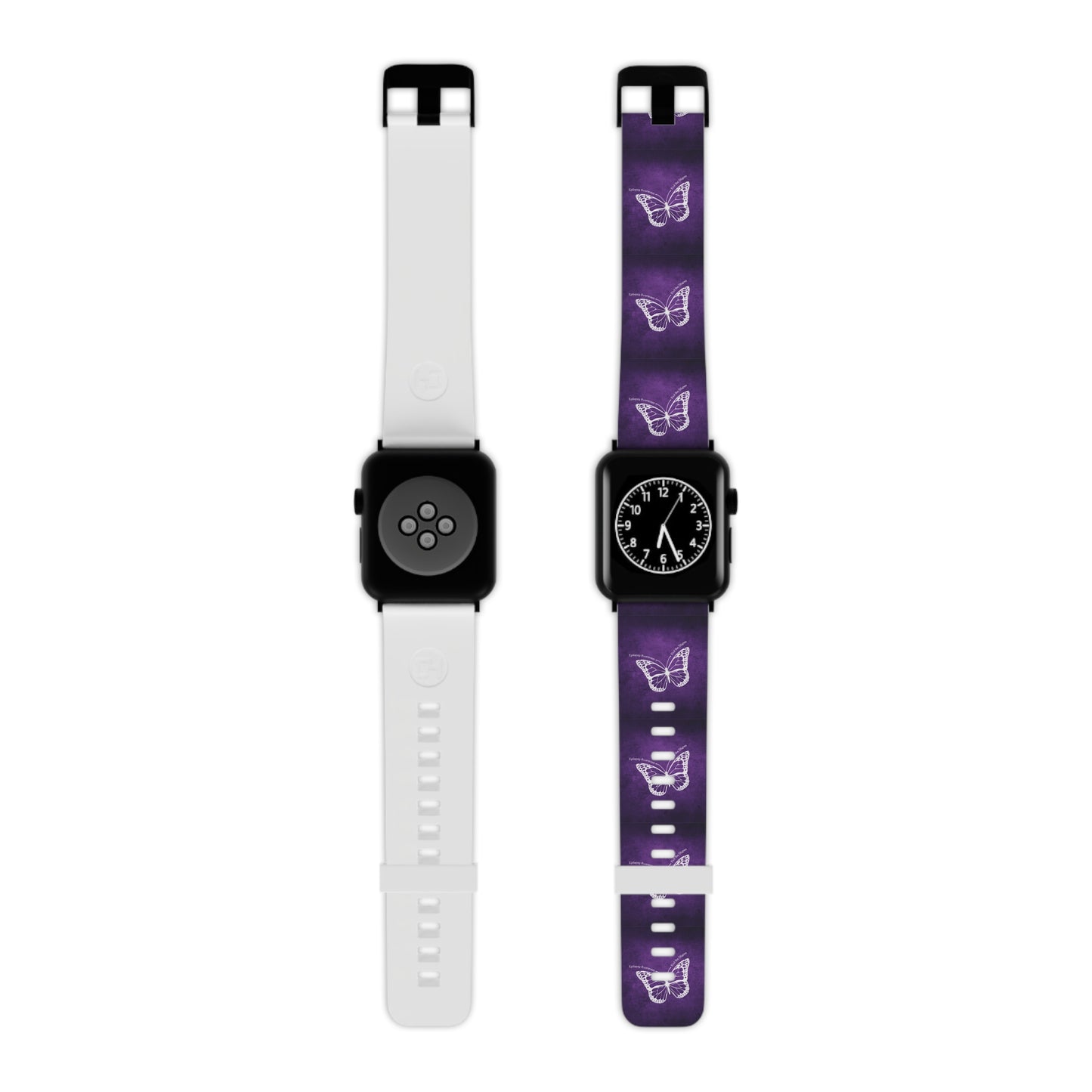 Purple Butterfly Apple Watch Band for Epilepsy Awareness