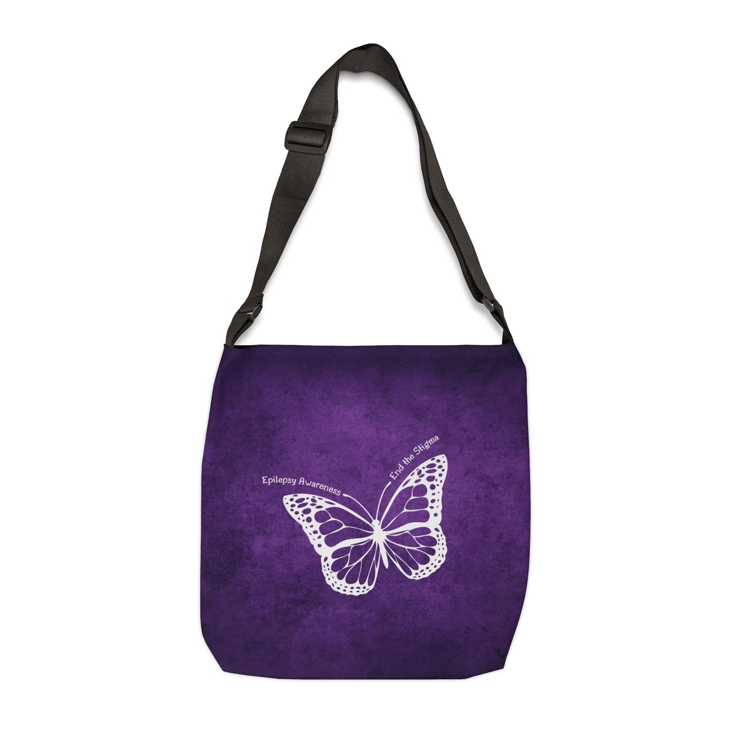 Epilepsy Awareness Adjustable Tote Bag - End the Stigma