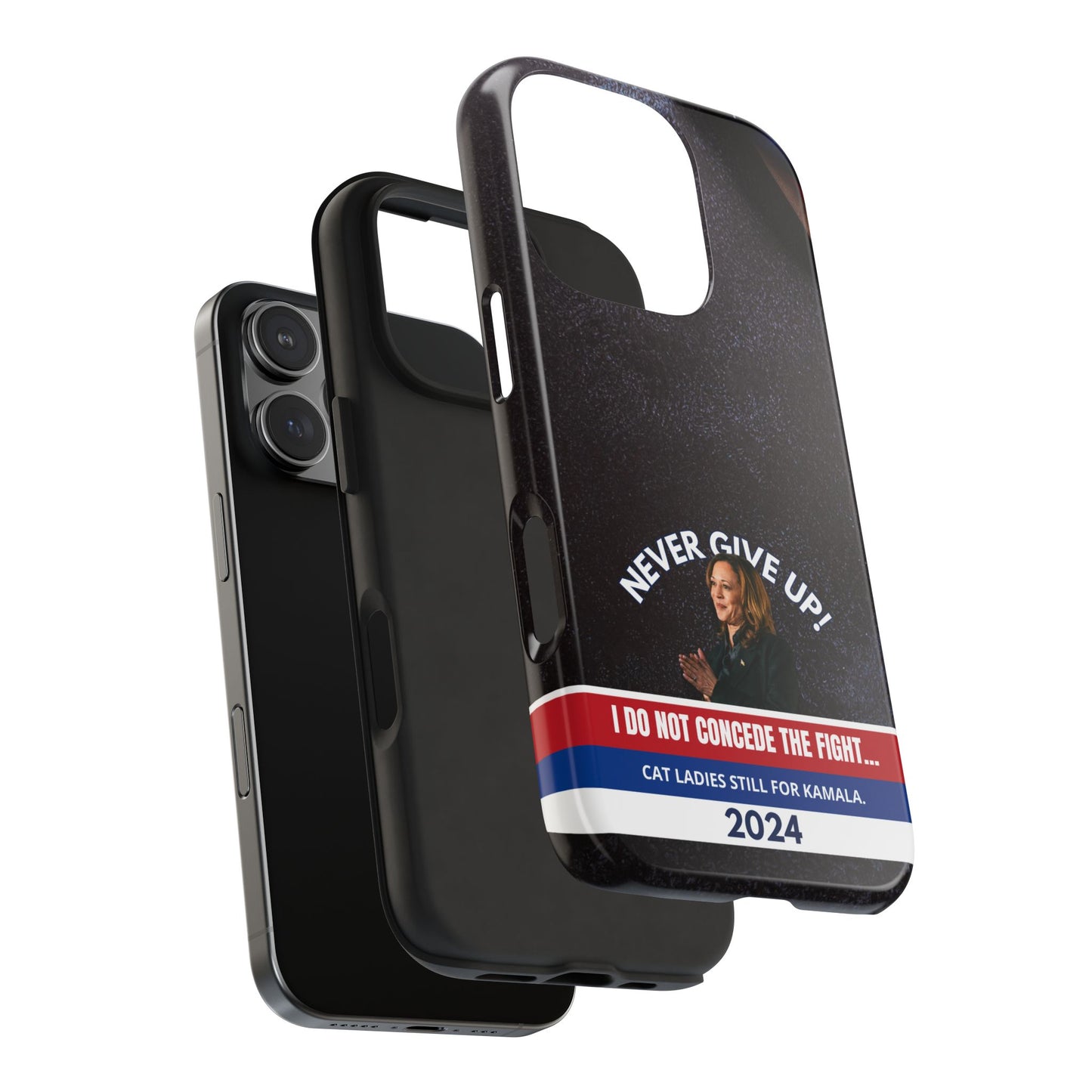 Never Give Up - Kamala Tough Phone Cases