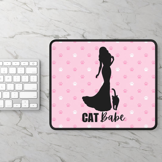 Cat Babe Gaming Mouse Pad