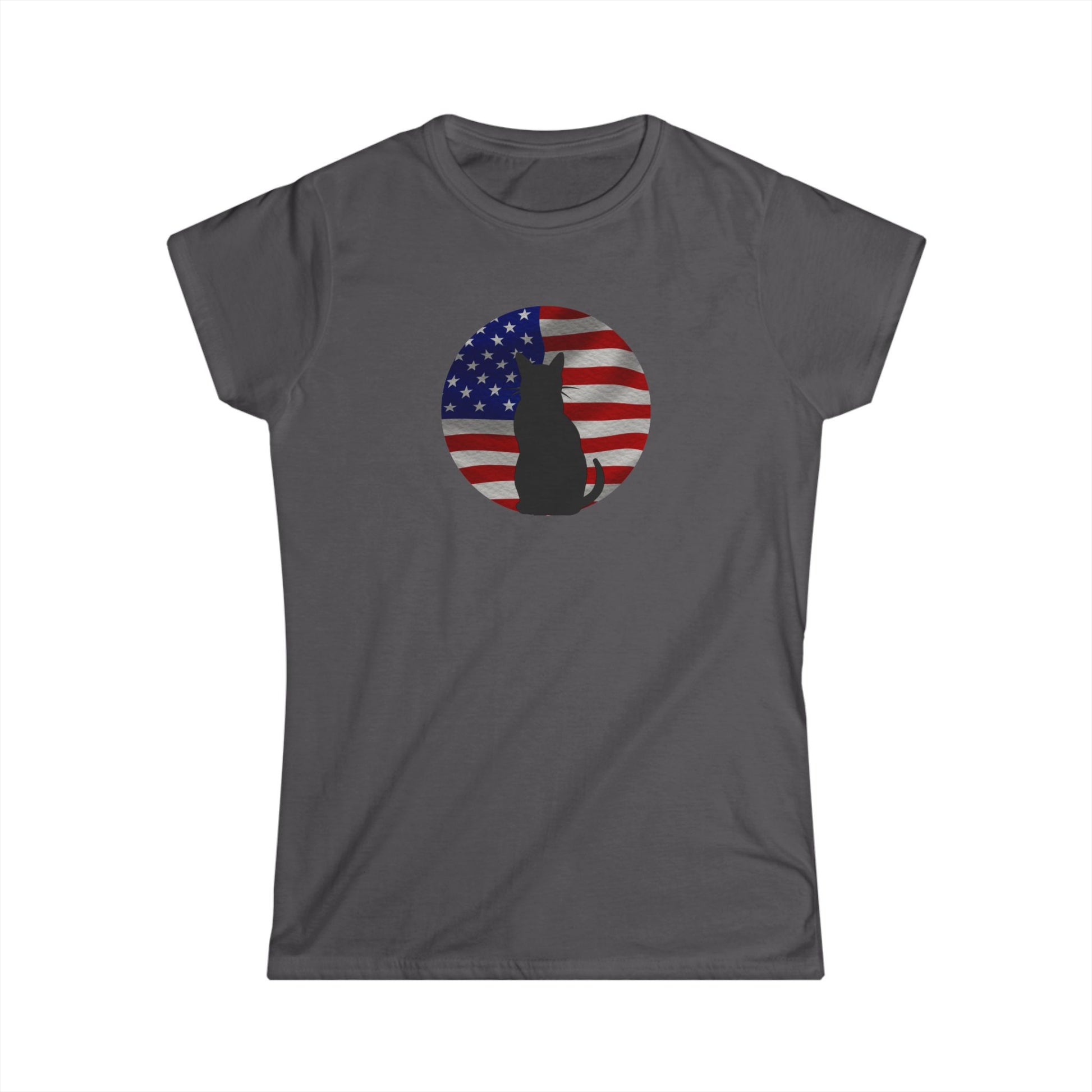 Patriotic Women's Softstyle Tee - T - Shirt - Epileptic Al’s Shop