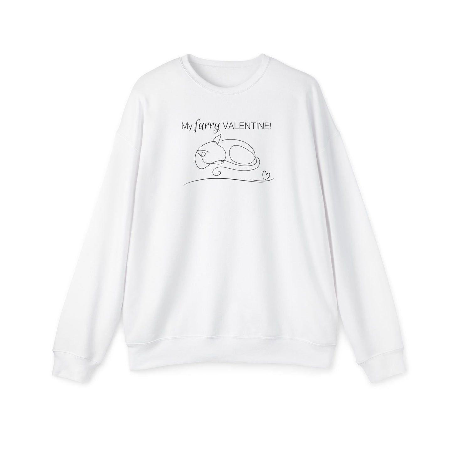 My Furry Valentine Women's Drop Shoulder Sweatshirt