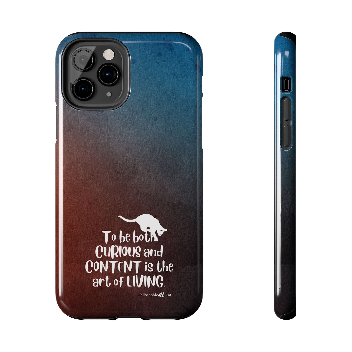 Curious & Content Tough Phone Cases