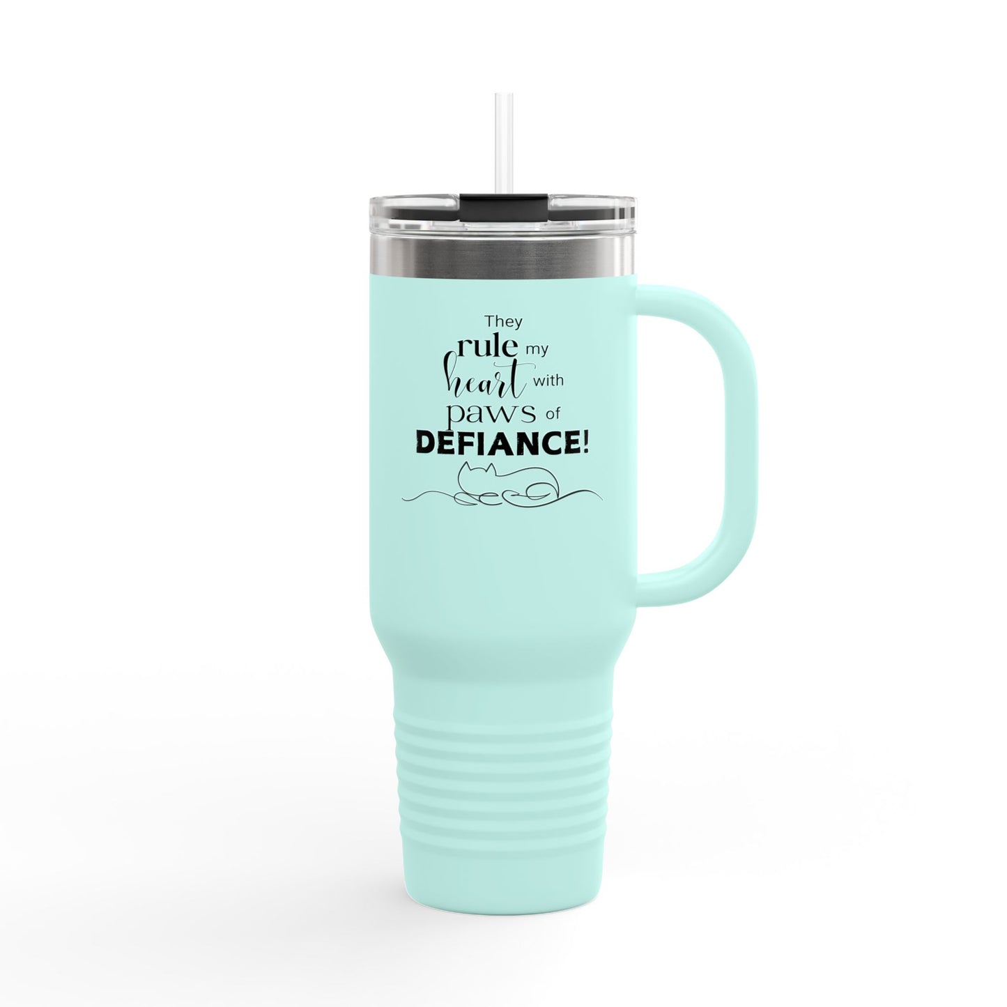 Paws of Defiance Insulated Travel Mug, 40oz