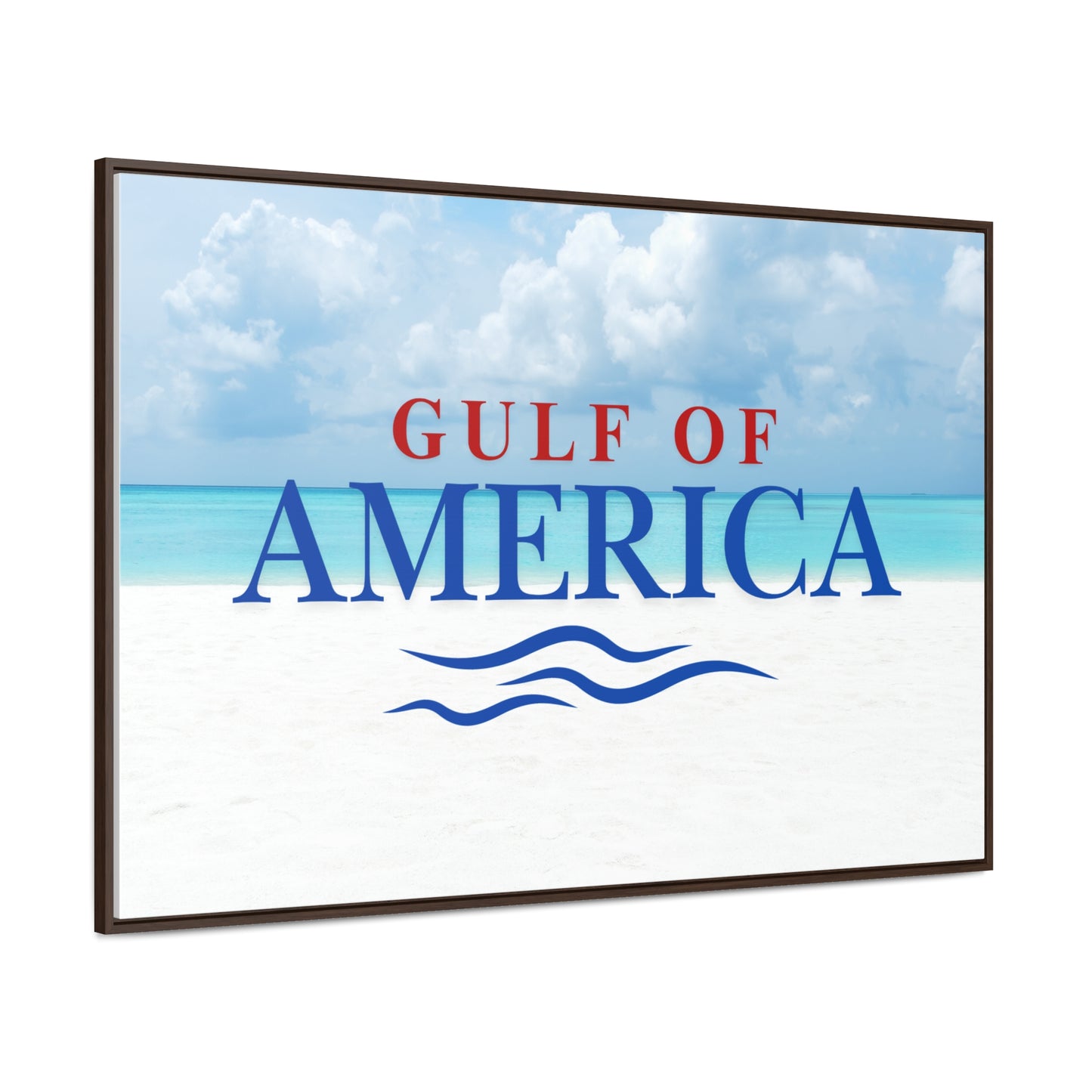 Gulf of America Canvas Wrap - Coastal Wall Art for Beach Lovers