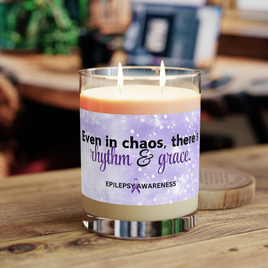 Chaos, Rhythm & Grace Scented Candle - Full Glass, 11oz