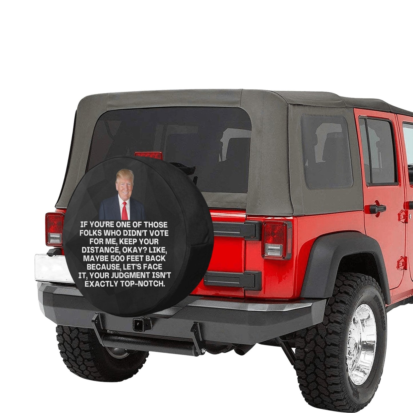 Trump 500 Feet Spare Tire Cover(Medium)(16")