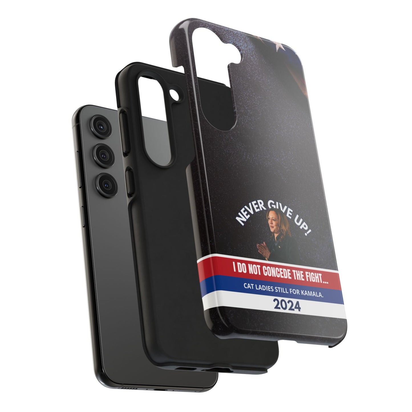 Never Give Up - Kamala Tough Phone Cases