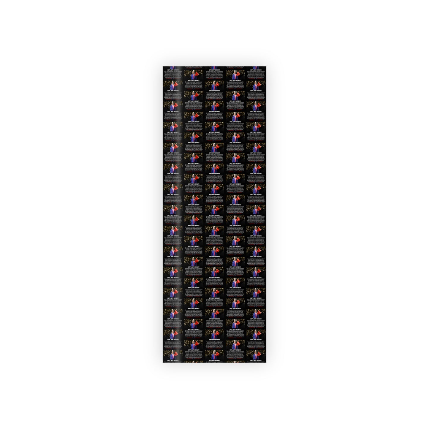 Trump Happy Birthday Gift Wrapping Paper Rolls, 1pc