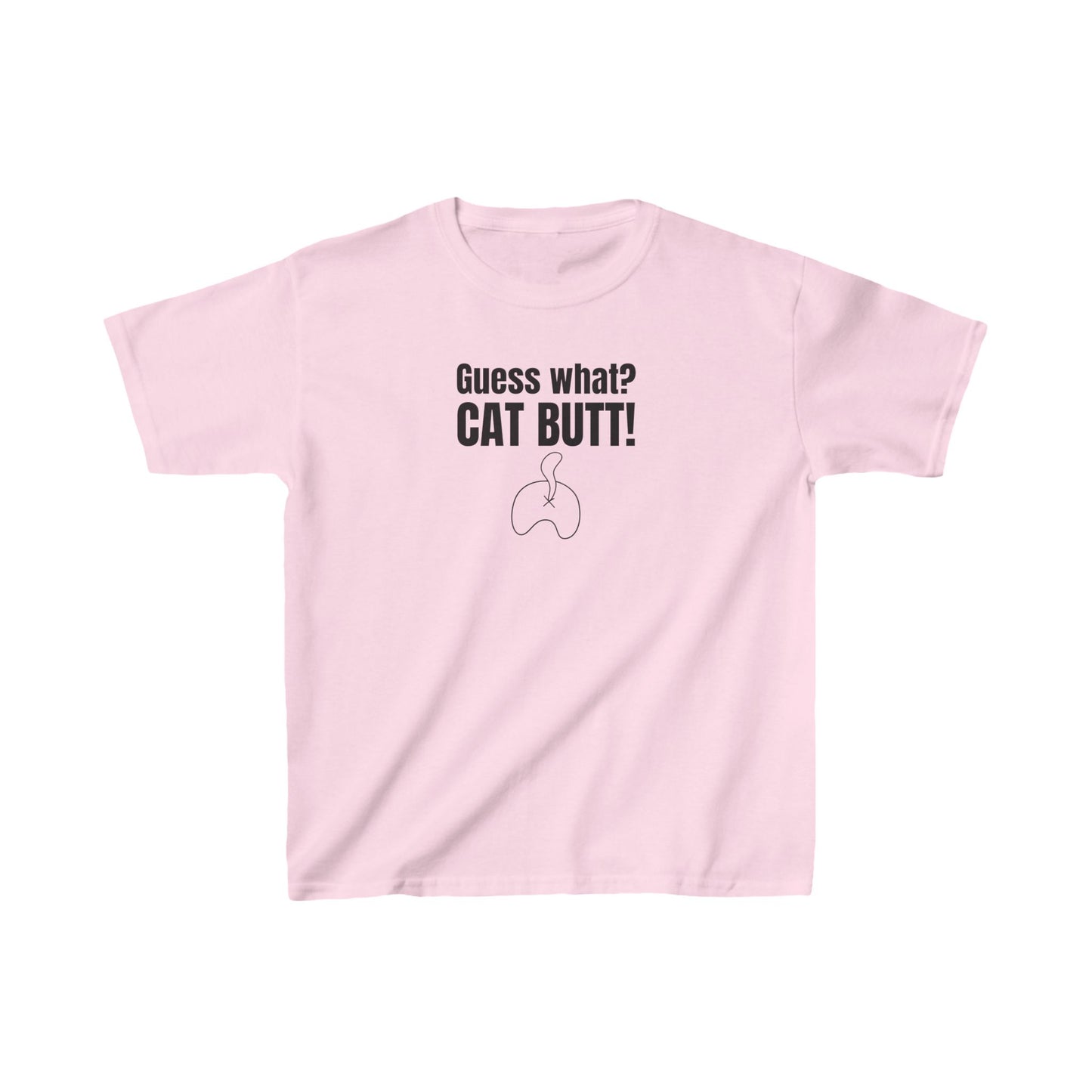 Guess What? Cat Butt! Kids Heavy Cotton™ Tee