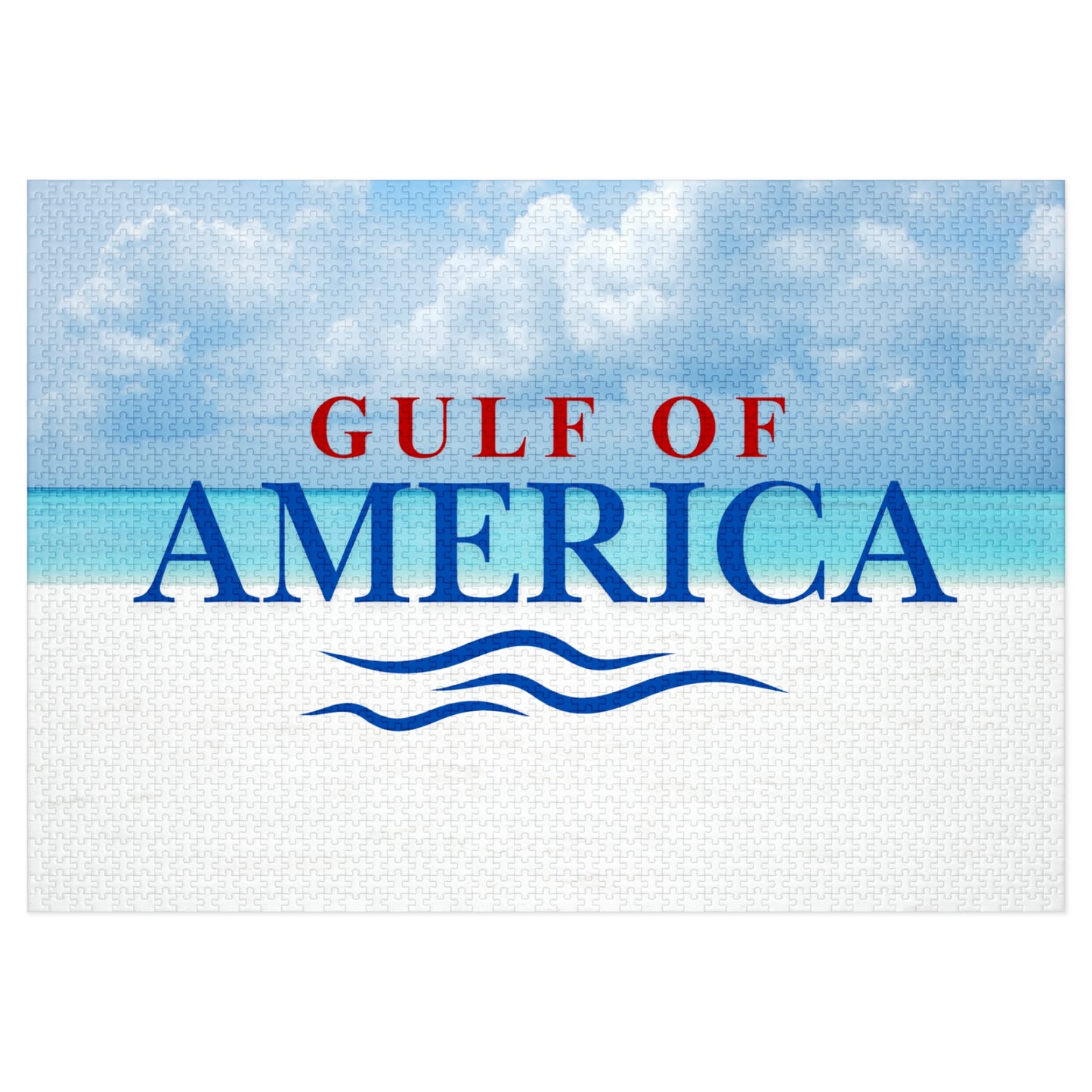 Gulf of America Jigsaw Puzzle with Tin