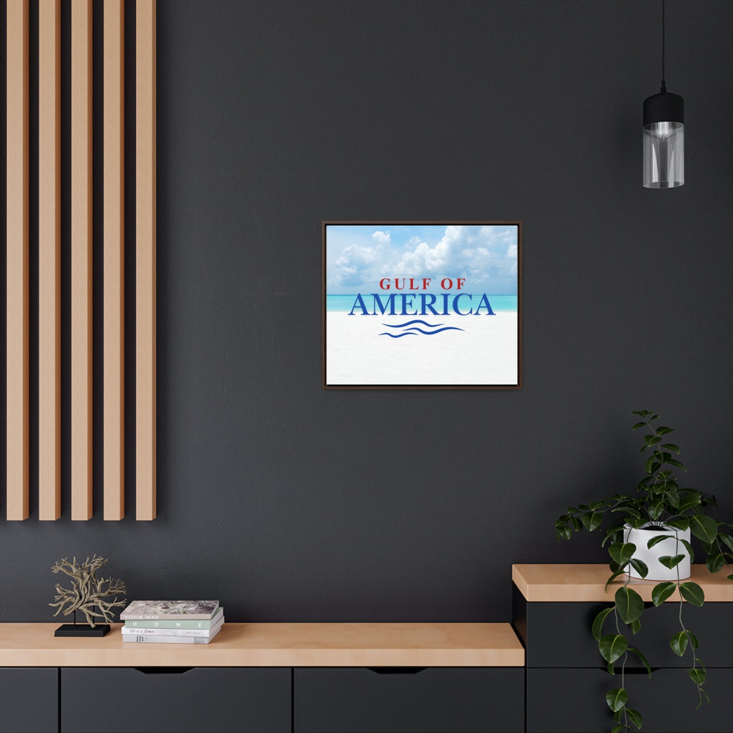 Gulf of America Canvas Wrap - Coastal Wall Art for Beach Lovers