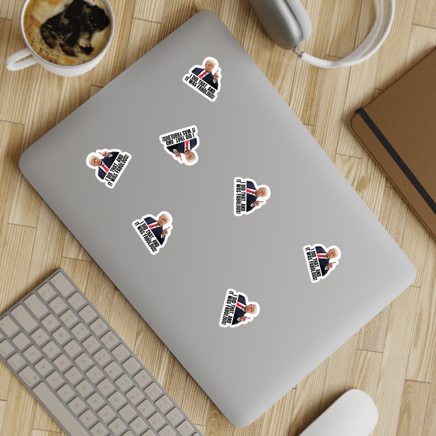 President-Inspired Sticker Sheet Bundle - 10 Fun, Colorful Stickers with Humor